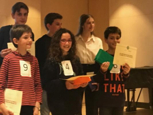 Classificats al Certàmen de Lectura en veu alta