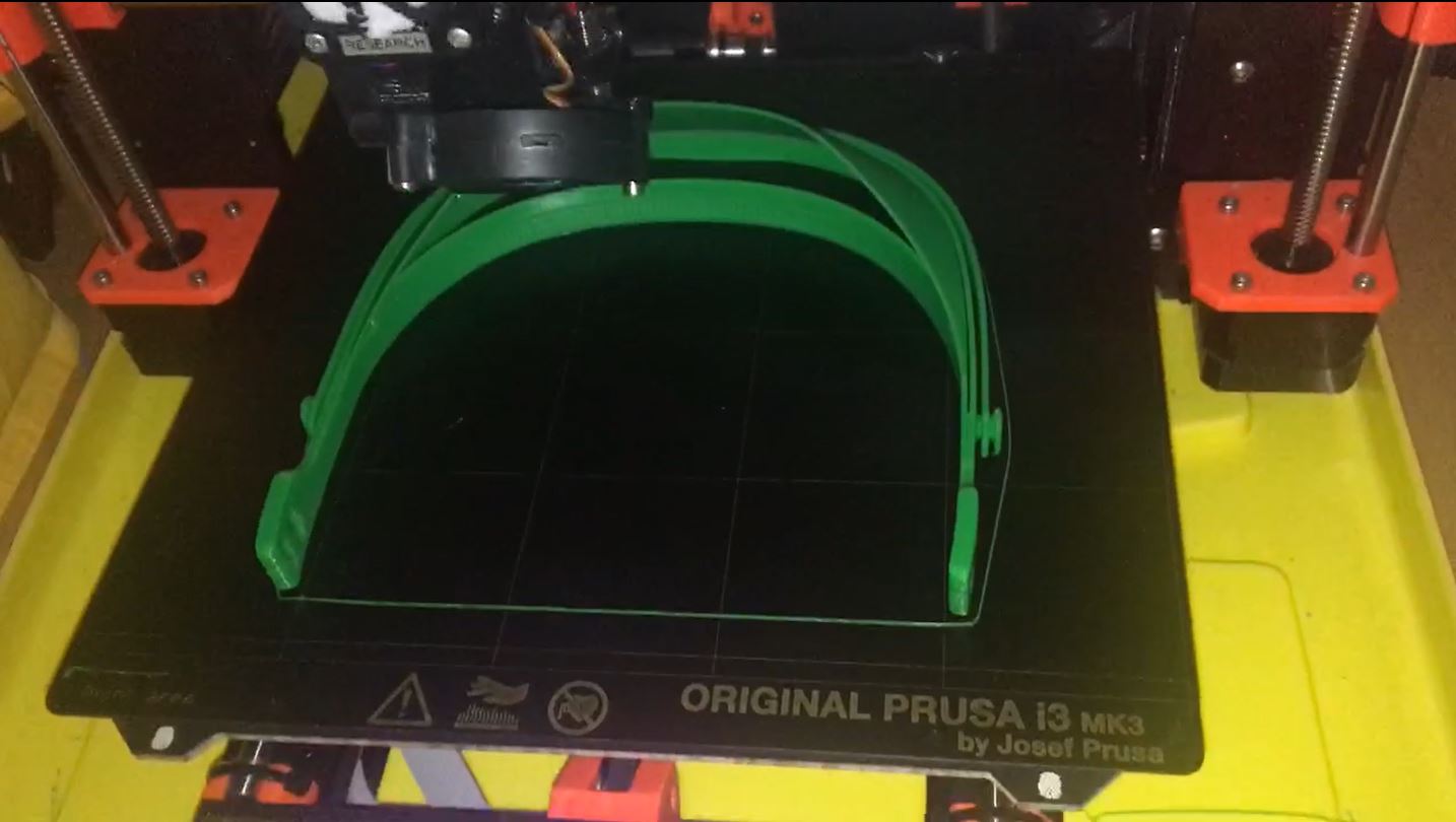 Donació de material amb impressores 3D