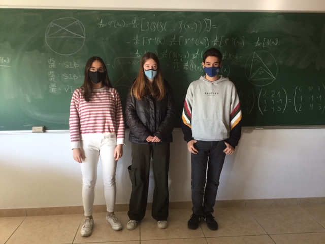 Tres alumnes classificats per la Olimpiada Matemática Española