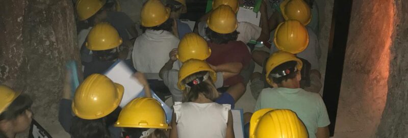 Visita a les mines de Gavà