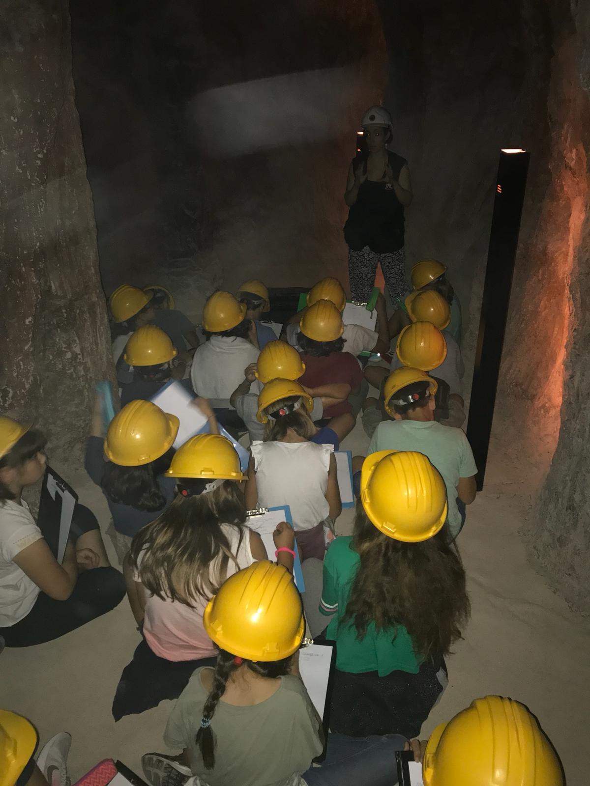 Visita a les mines de Gavà