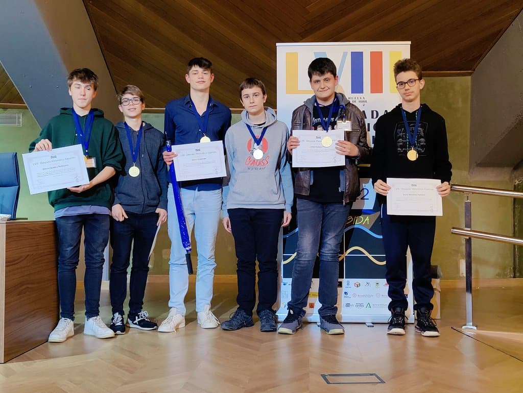 Dos alumnes medalla d'or a la Olimpiada Matemática Española