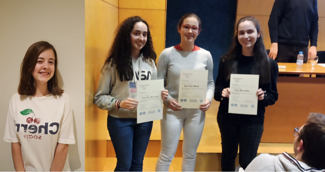 Dues alumnes a la European Girls' Mathematical Olympiad